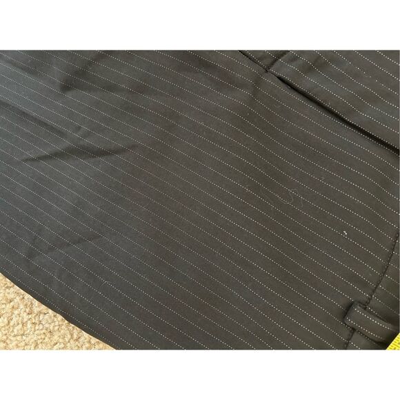 Prologue Black White Pinstripe Straight-Leg Pants, Size 6 - Picture 4 of 8